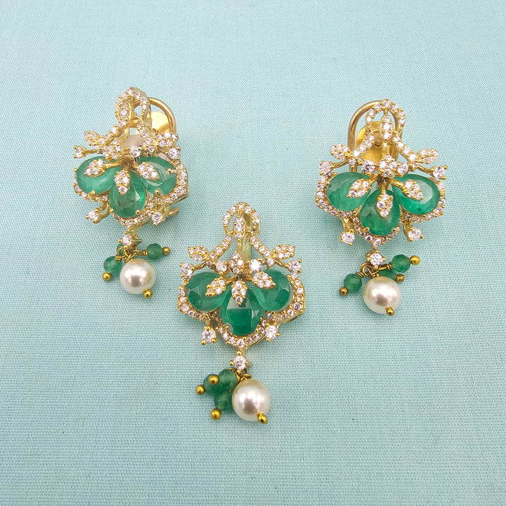 Emerald Pendant set