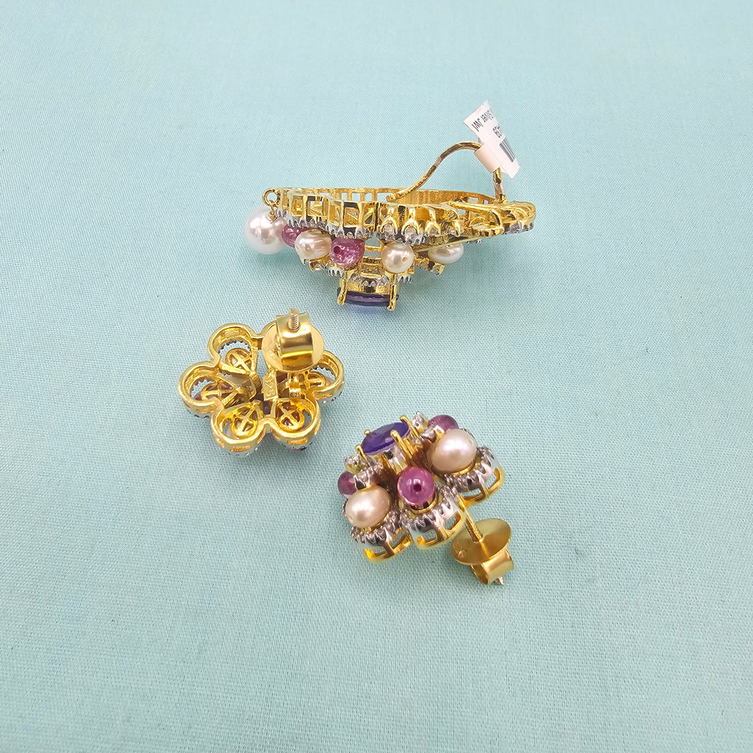 Amethyst Pendant set