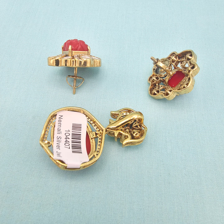 Coral Pendant set