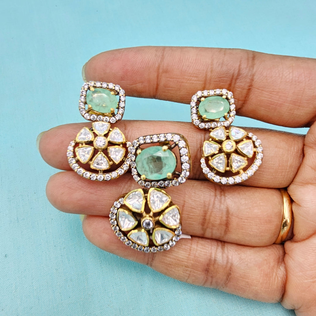 Moissanite Pendant set