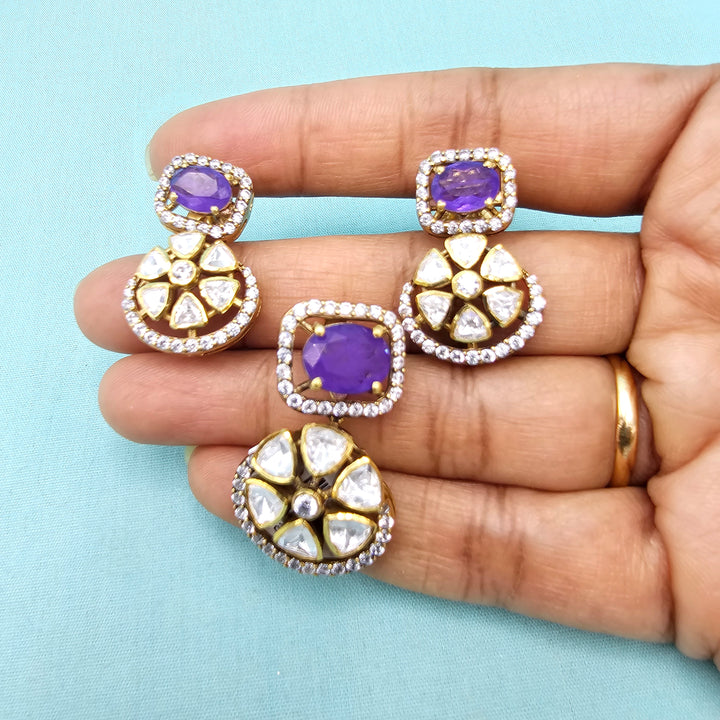 Moissanite Pendant set