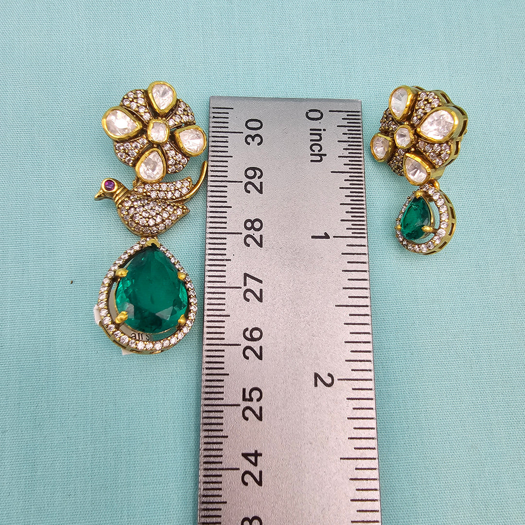 Mozo Emerald Pendant set
