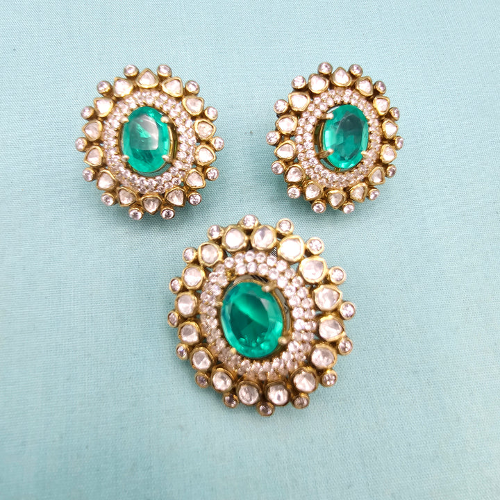 Emerald Pendant set