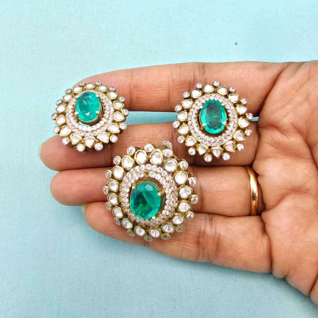 Emerald Pendant set