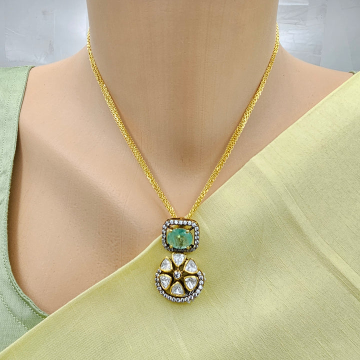 Moissanite Pendant set