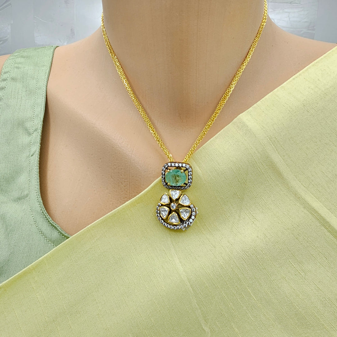 Moissanite Pendant set