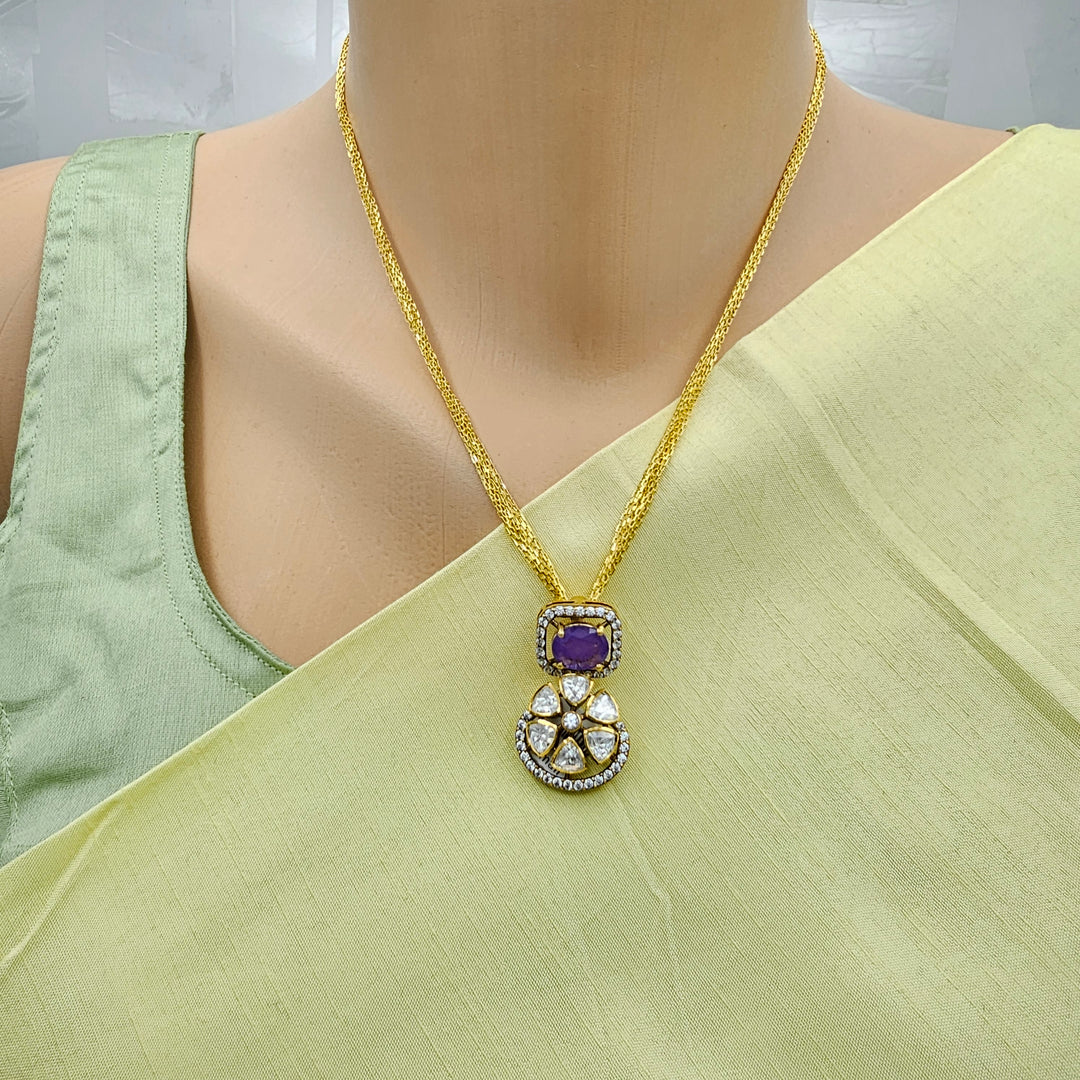 Moissanite Pendant set
