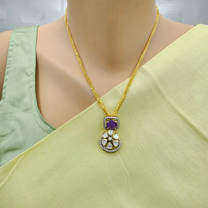 Moissanite Pendant set
