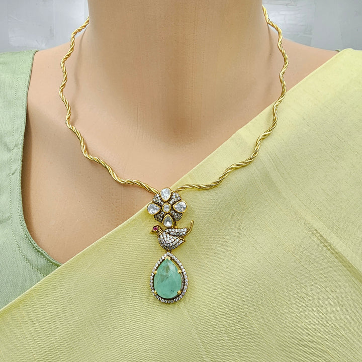Russian Emerald Pendant set
