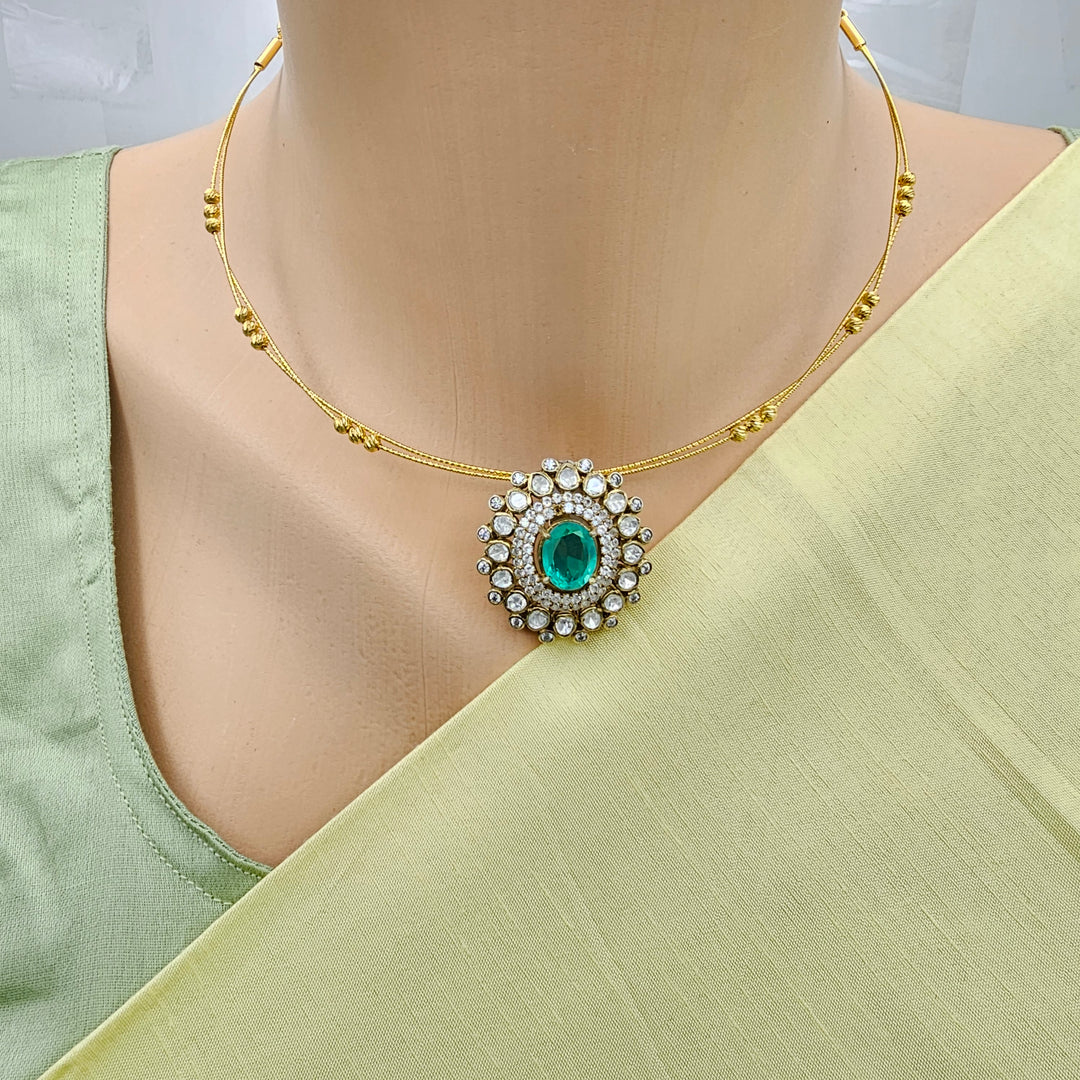 Emerald Pendant set