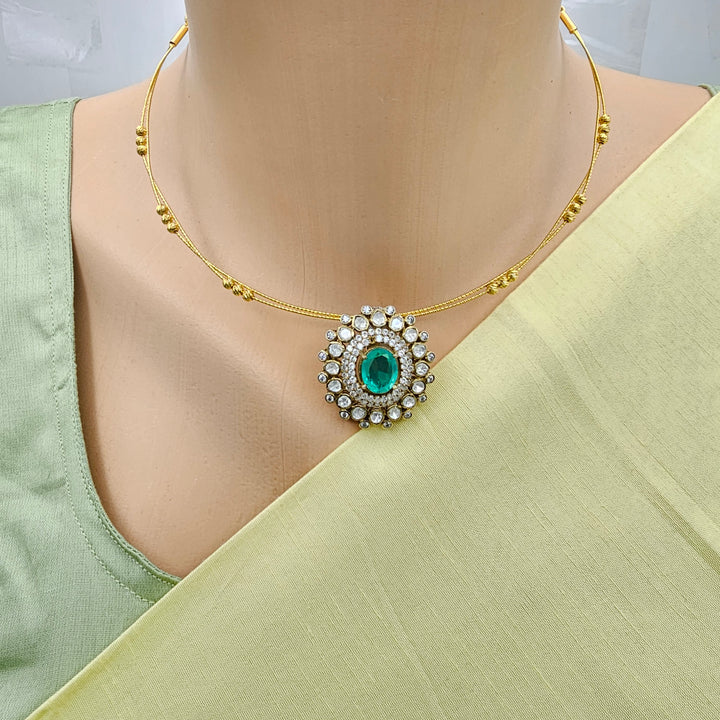 Emerald Pendant set