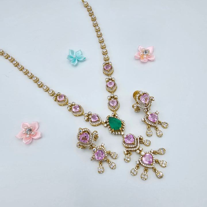 Pink Sapphire Necklace