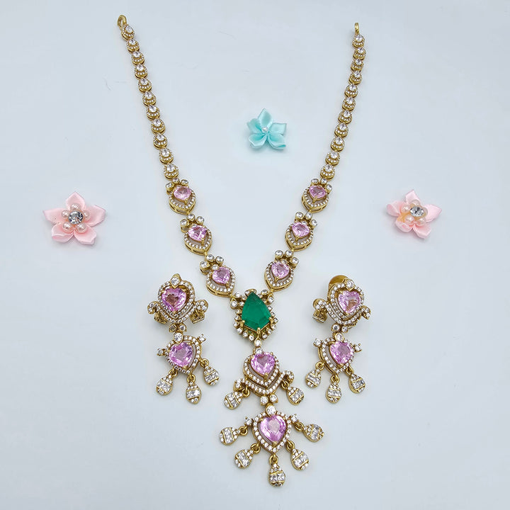 Pink Sapphire Necklace