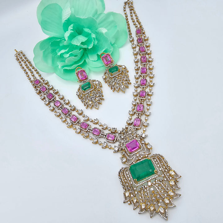 Pink Sapphire Necklace