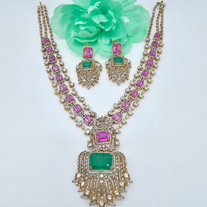 Pink Sapphire Necklace