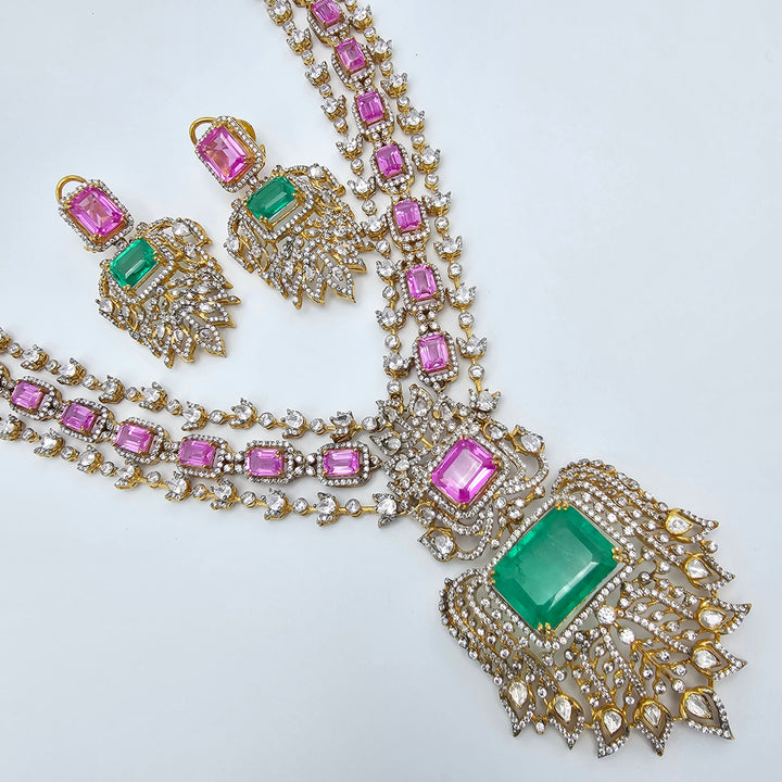 Pink Sapphire Necklace