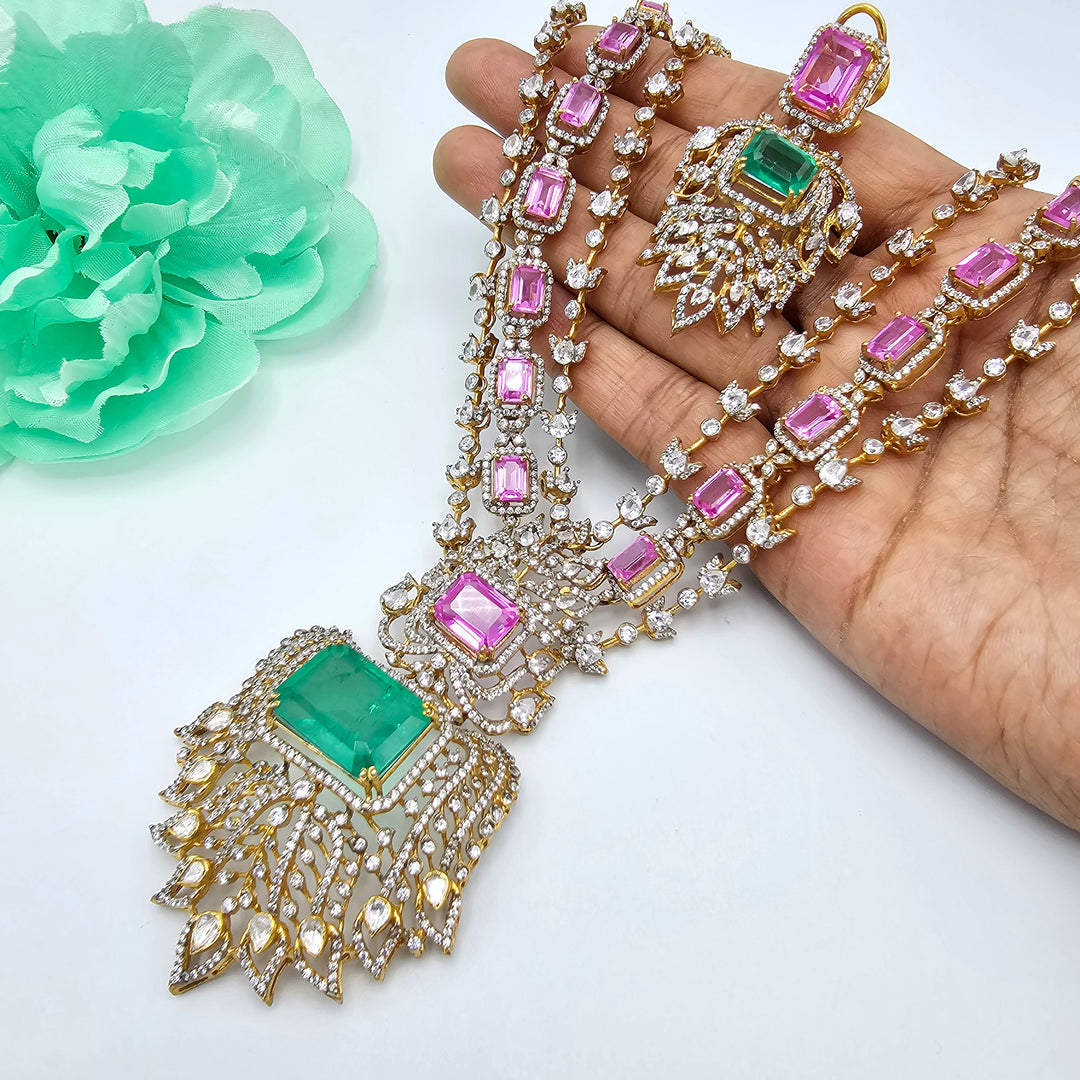 Pink Sapphire Necklace