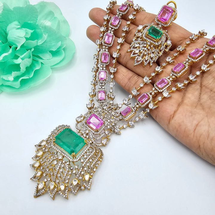 Pink Sapphire Necklace