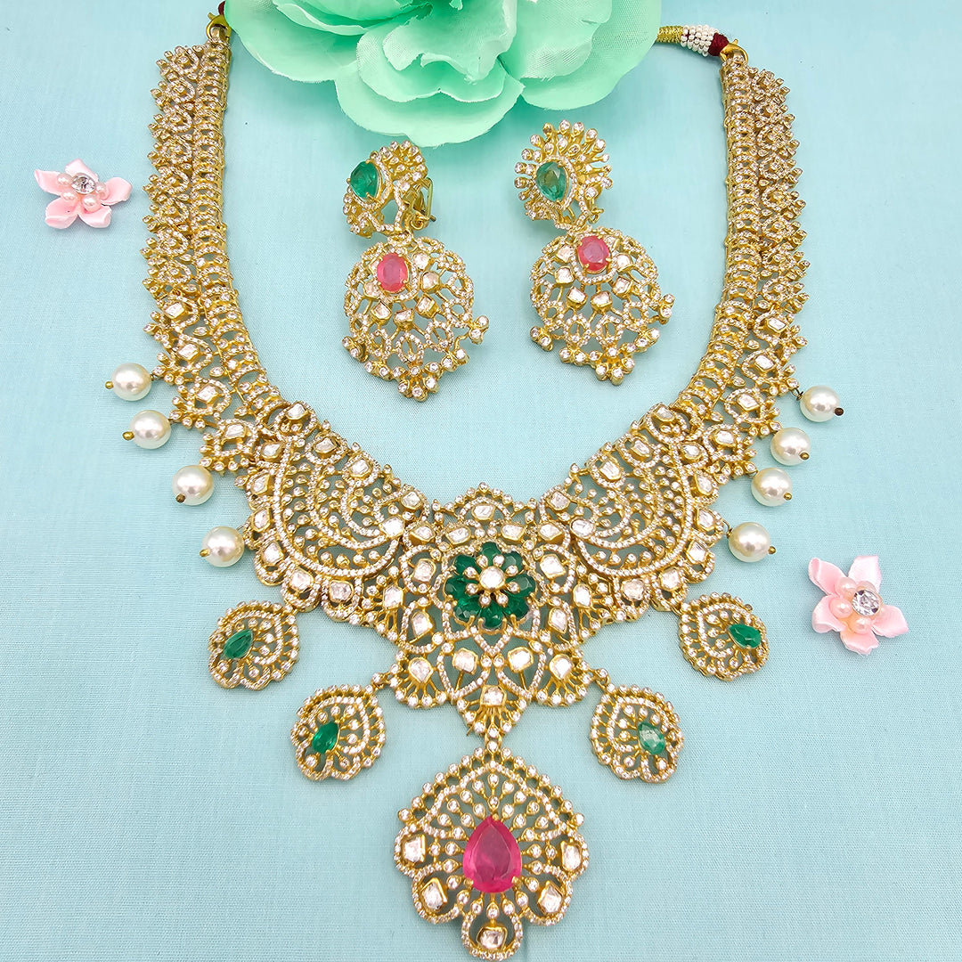 Polki Necklace Set