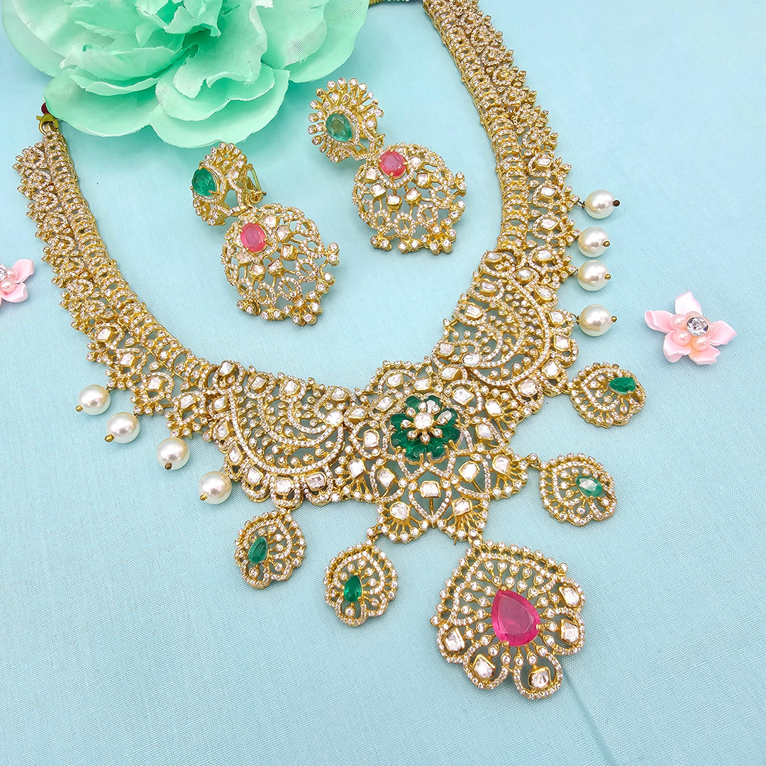 Polki Necklace Set