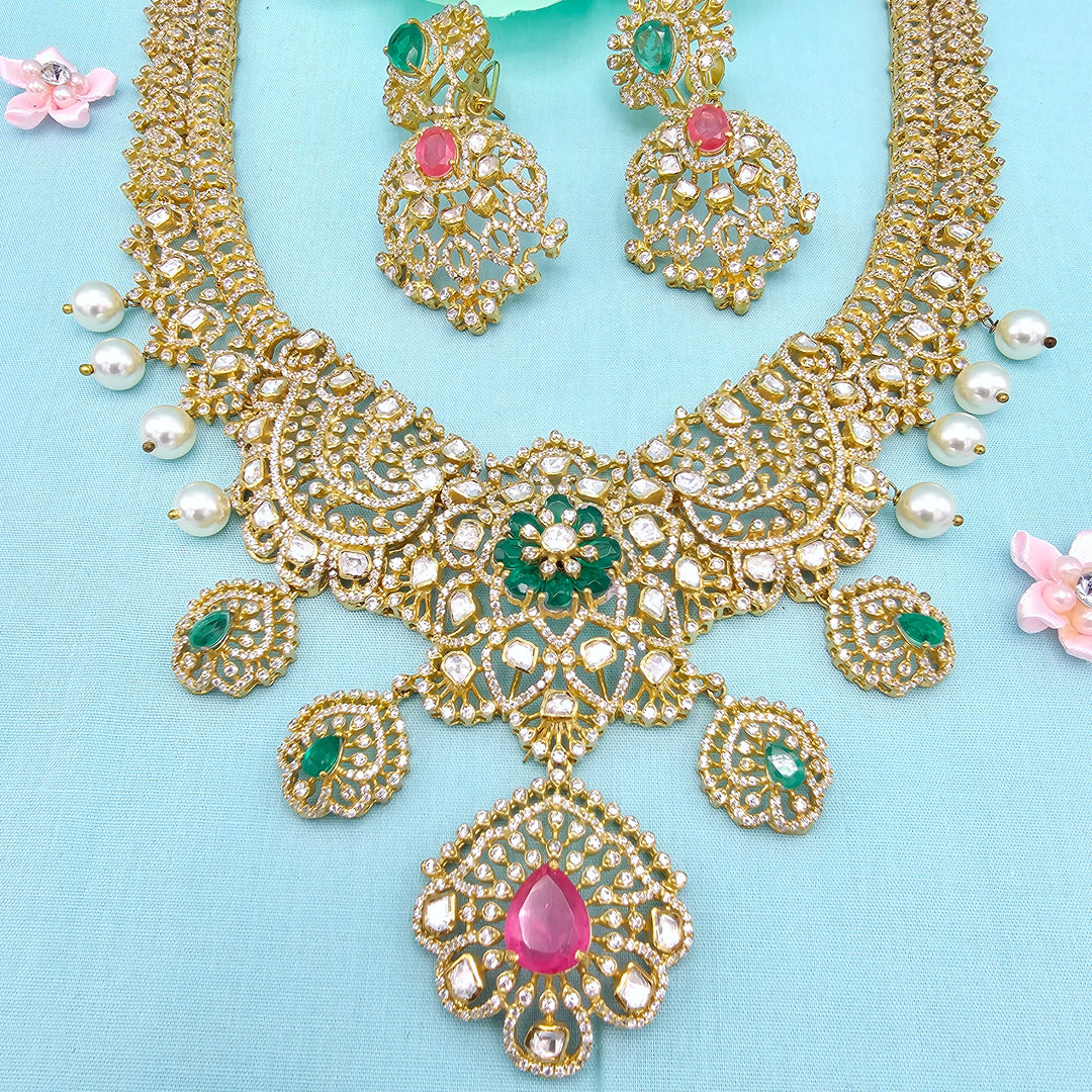 Polki Necklace Set