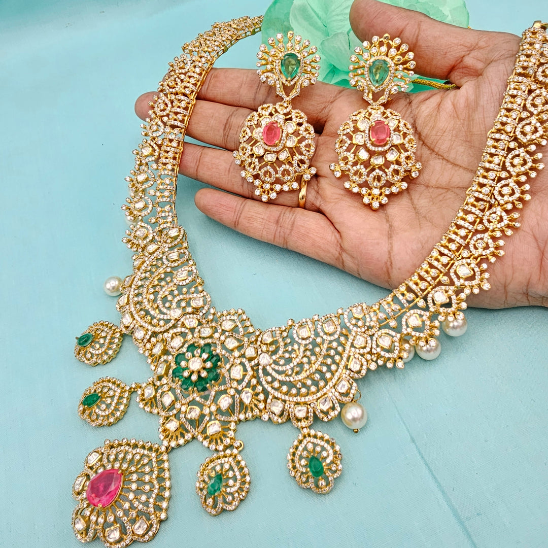 Polki Necklace Set