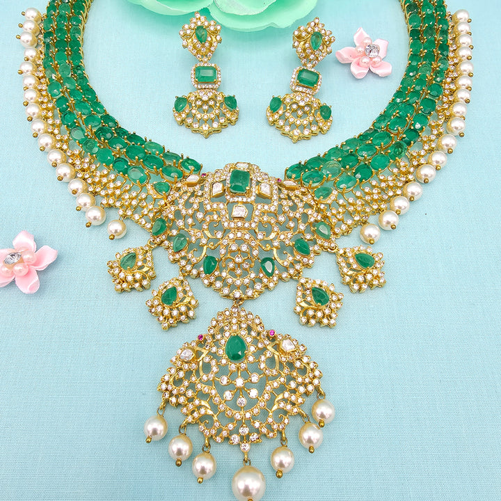 Emerald Necklace Set