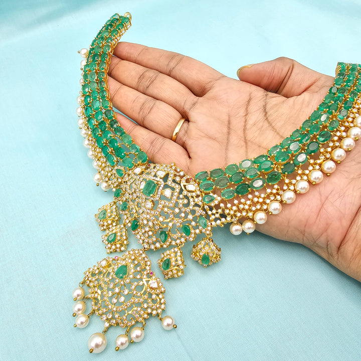 Emerald Necklace Set