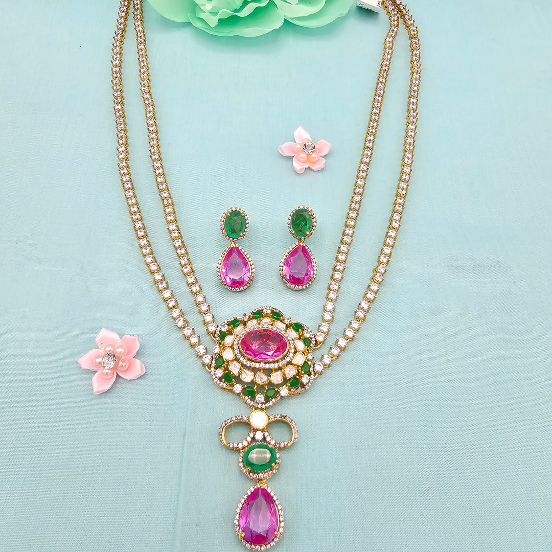 Pink Sapphire Necklace