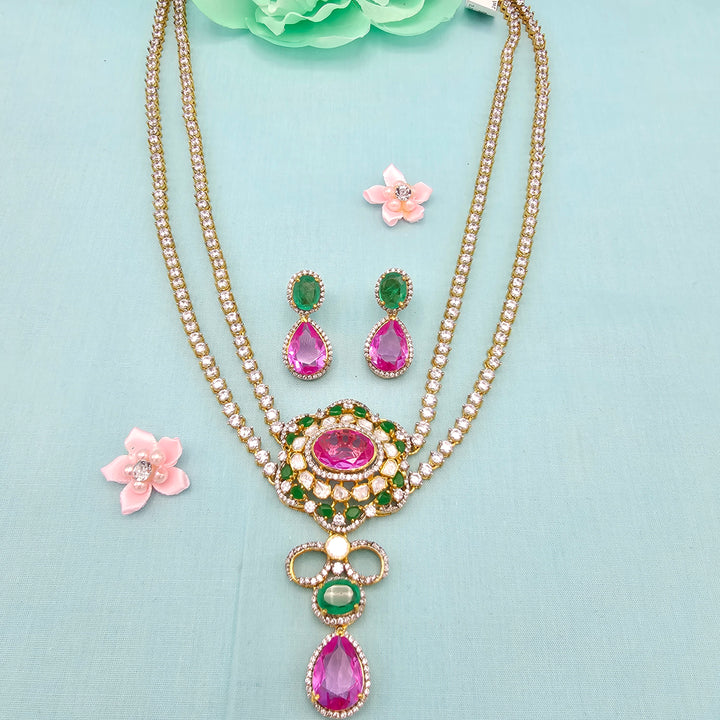 Pink Sapphire Necklace