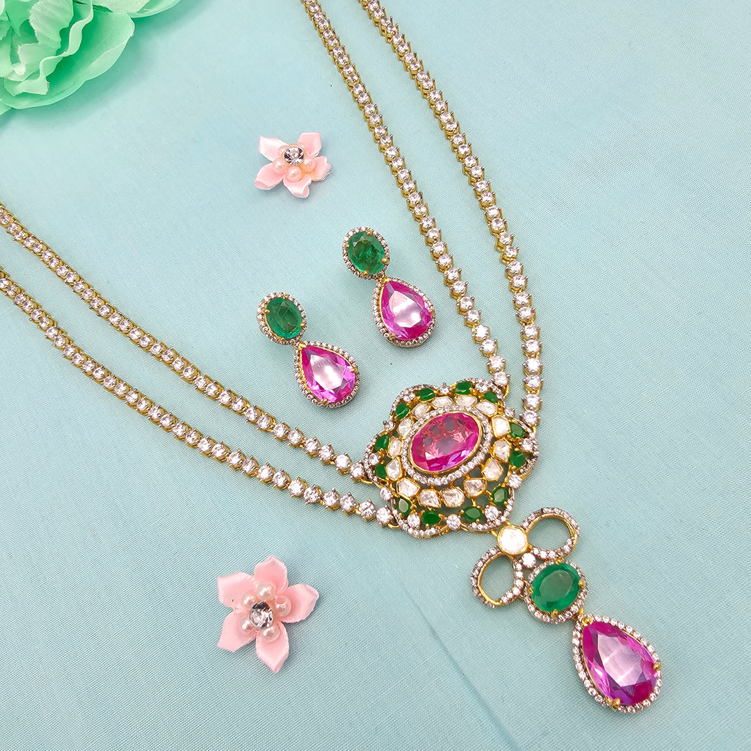 Pink Sapphire Necklace
