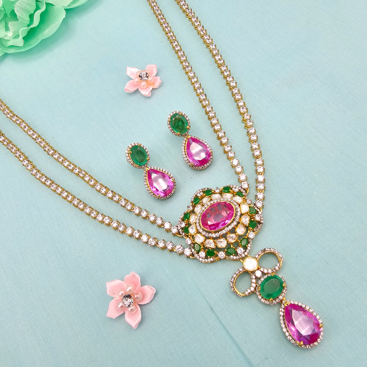 Pink Sapphire Necklace