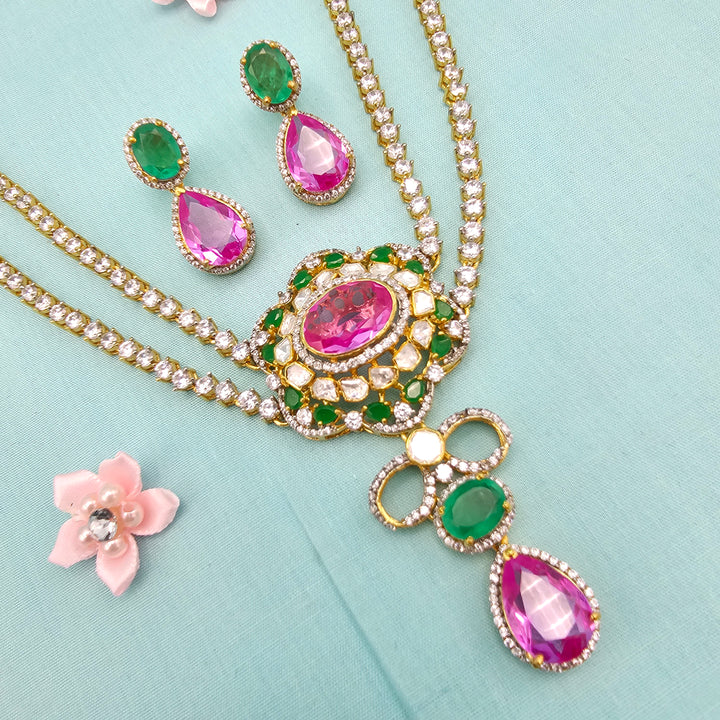 Pink Sapphire Necklace