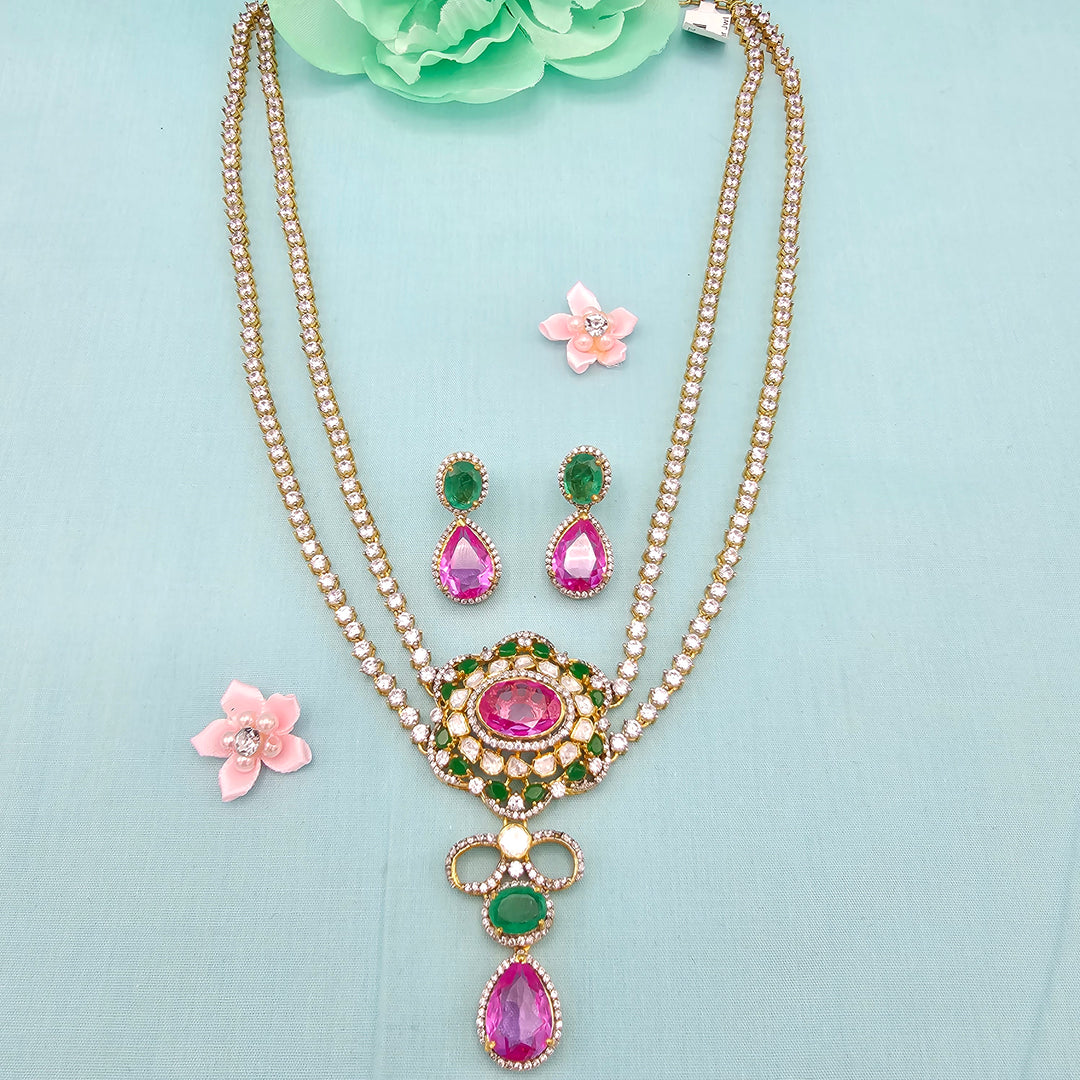 Pink Sapphire Necklace