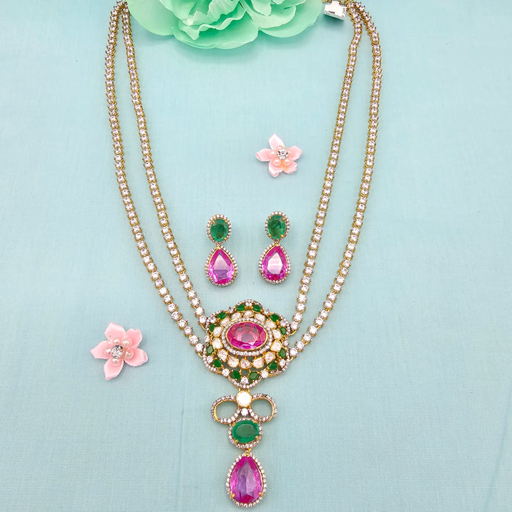 Pink Sapphire Necklace