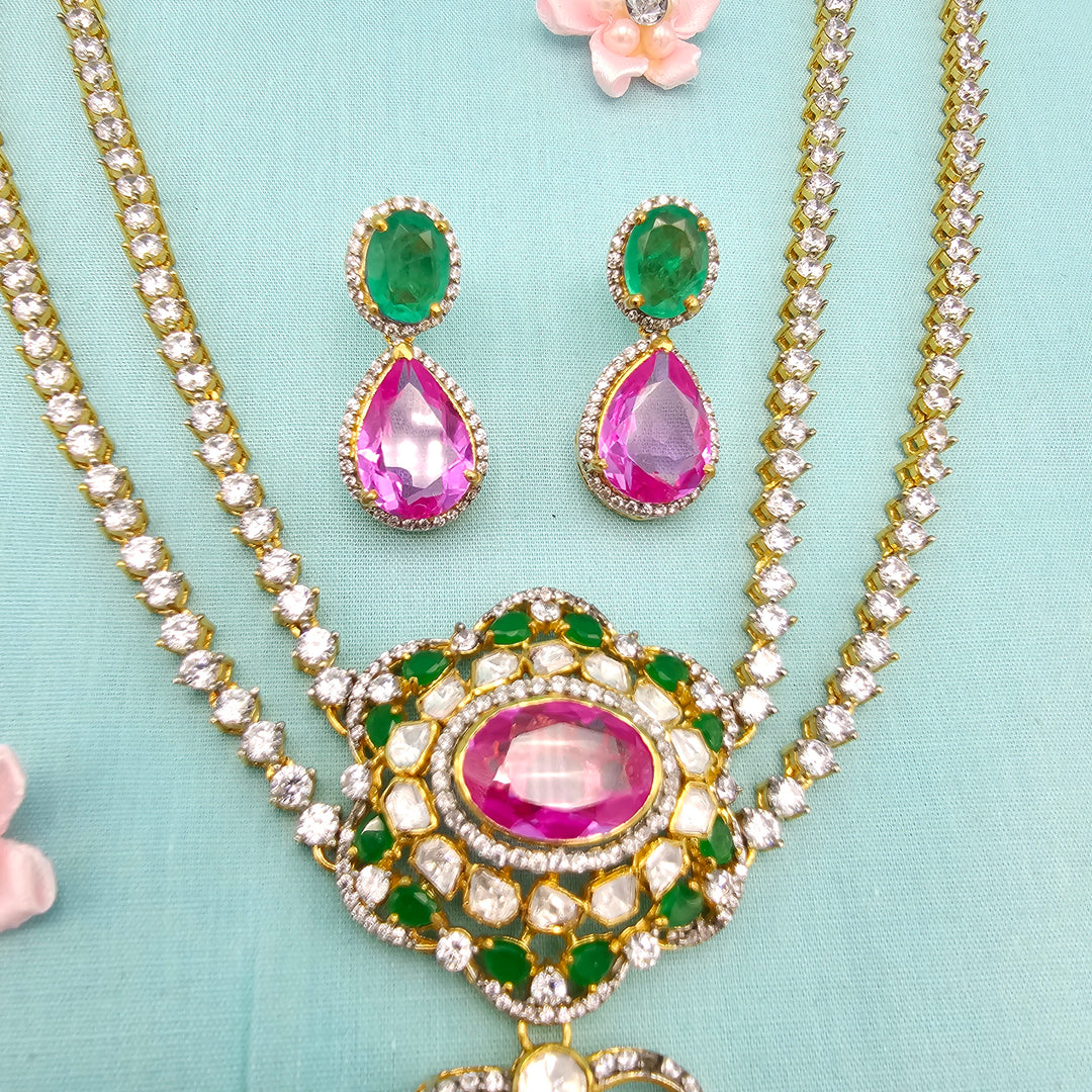 Pink Sapphire Necklace