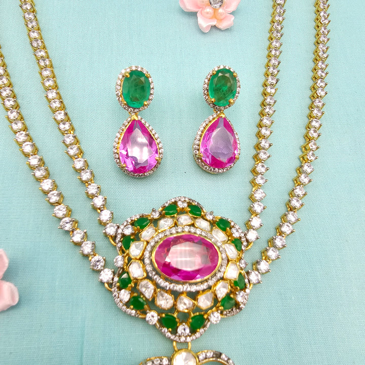 Pink Sapphire Necklace
