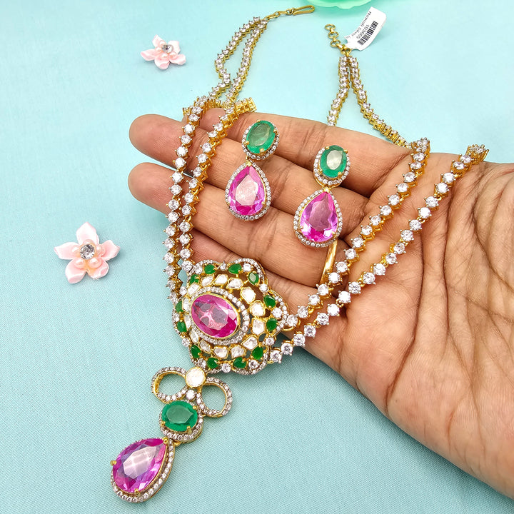 Pink Sapphire Necklace