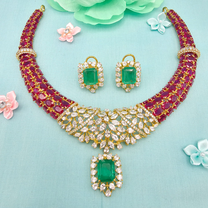 Ruby Statement Necklace