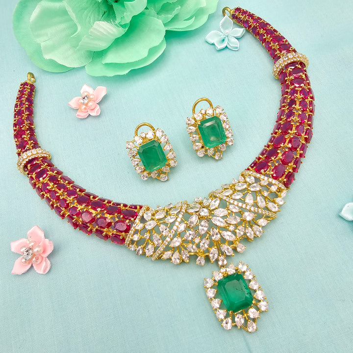 Ruby Statement Necklace