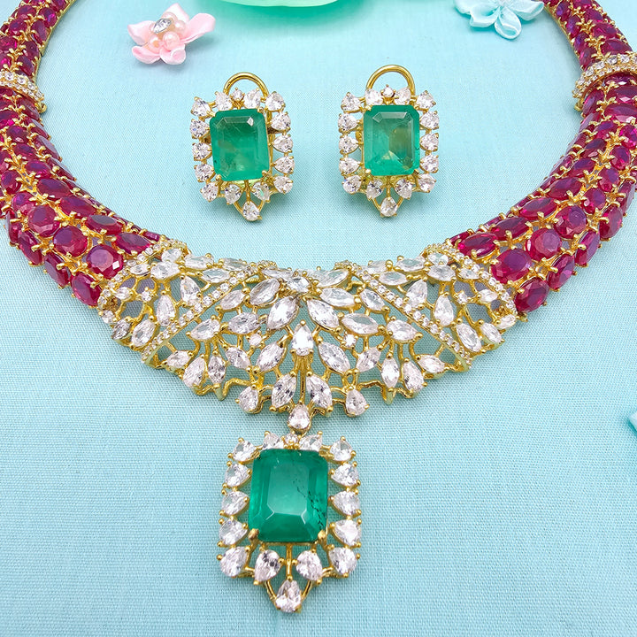 Ruby Statement Necklace