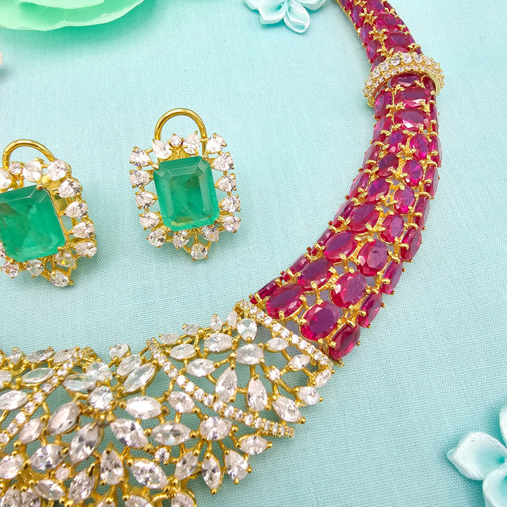 Ruby Statement Necklace