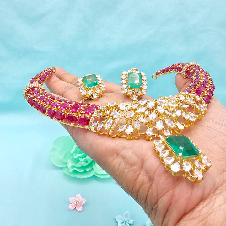 Ruby Statement Necklace