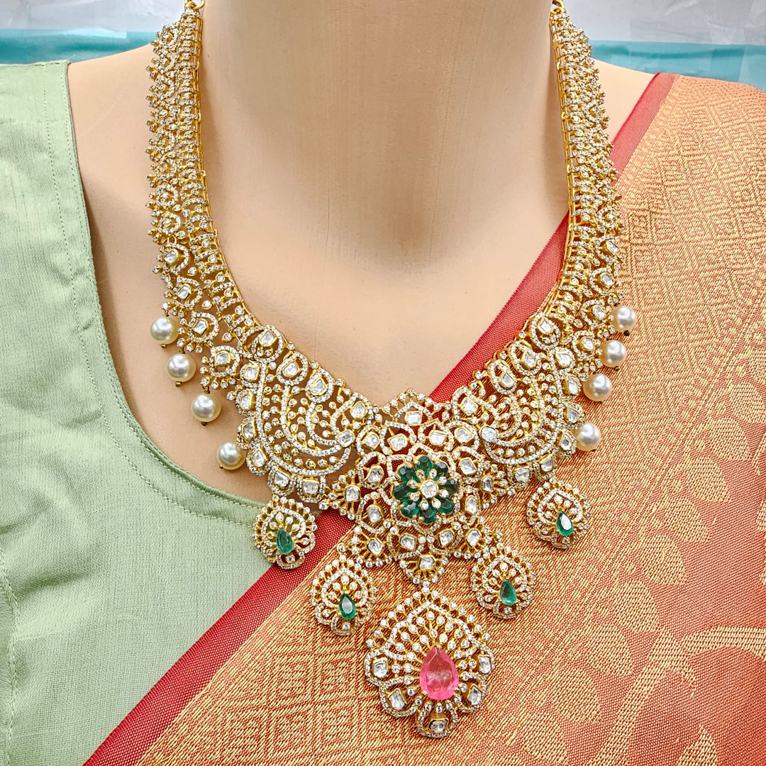 Polki Necklace Set