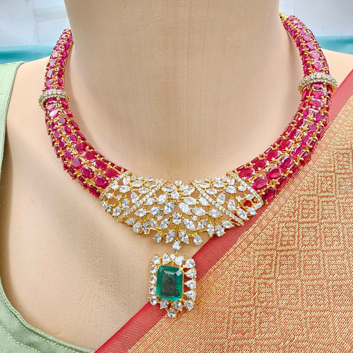 Ruby Statement Necklace