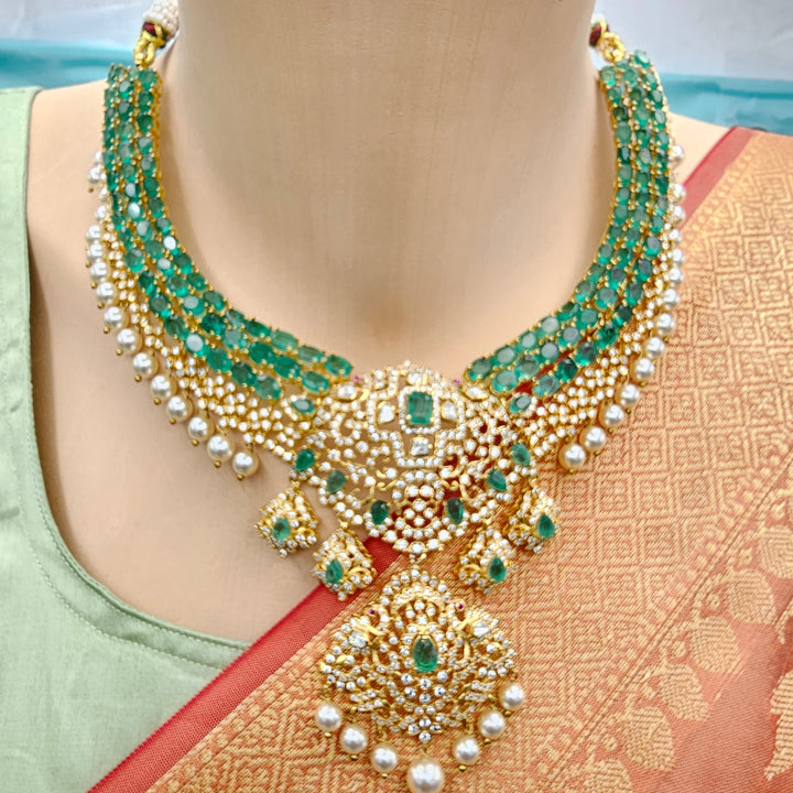 Emerald Necklace Set
