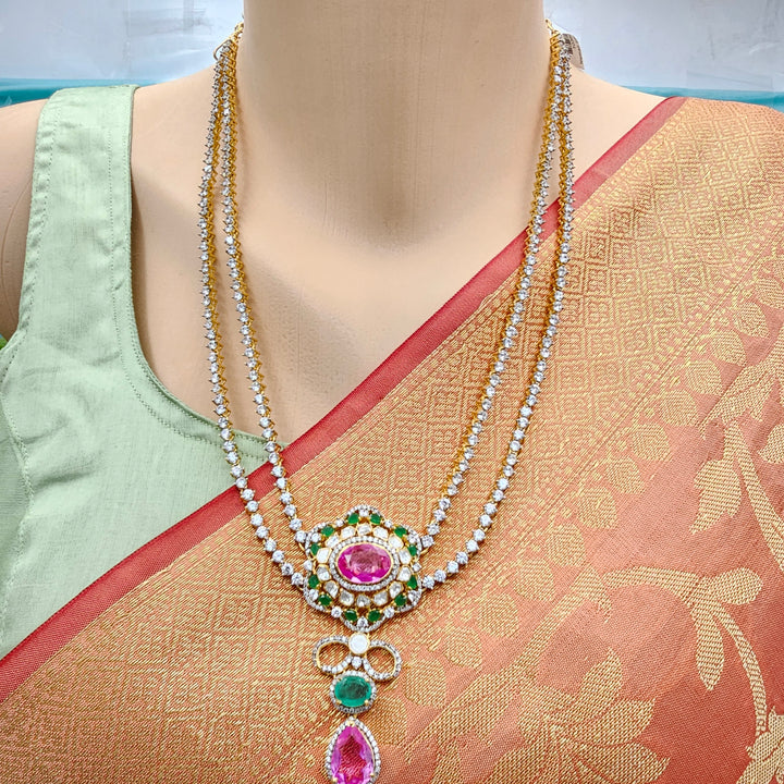 Pink Sapphire Necklace