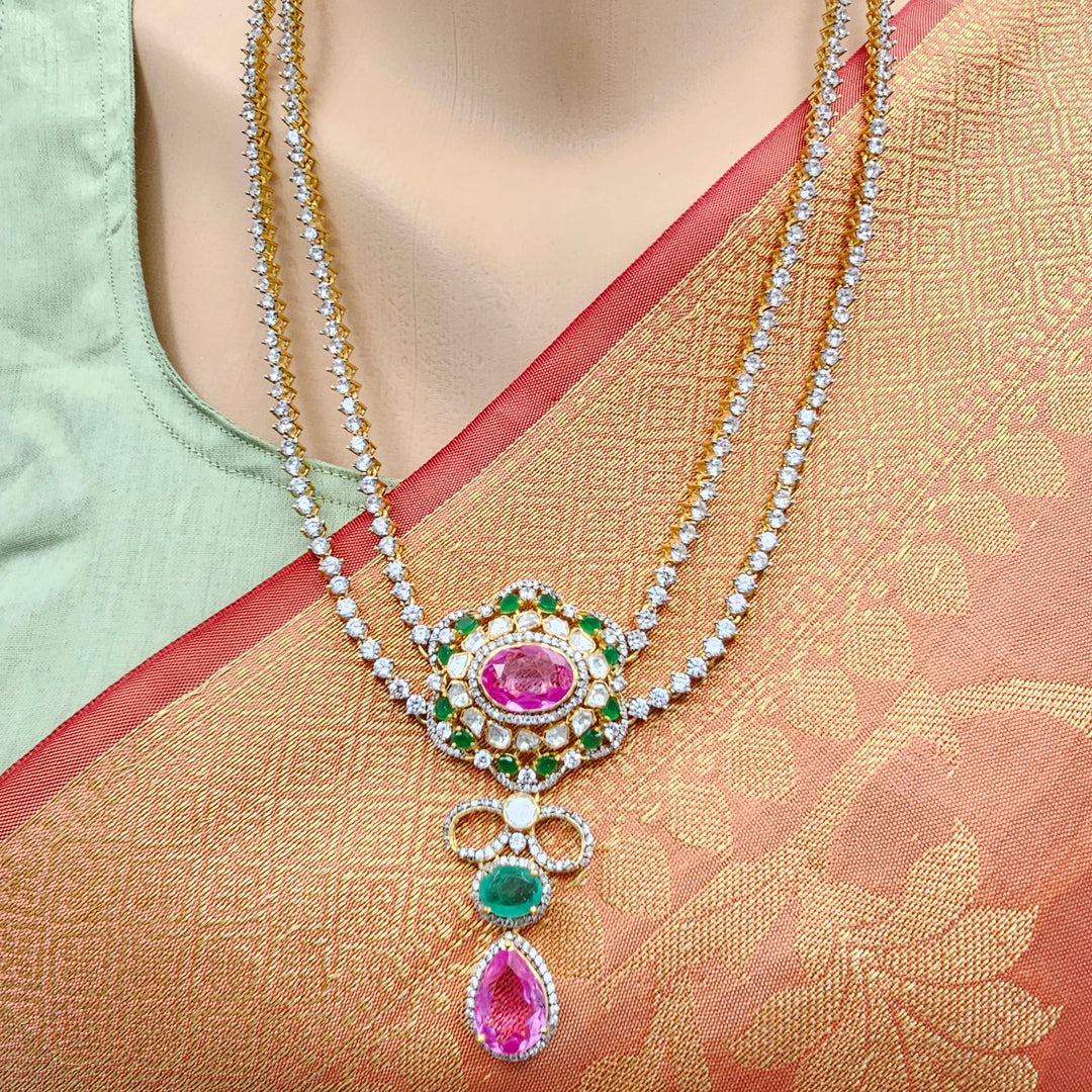 Pink Sapphire Necklace