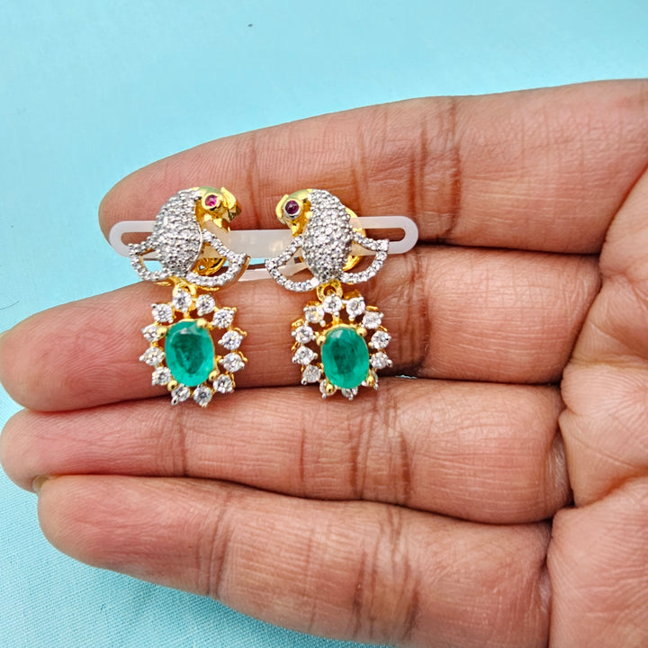 3 Layer Russian Emerald Necklace Set