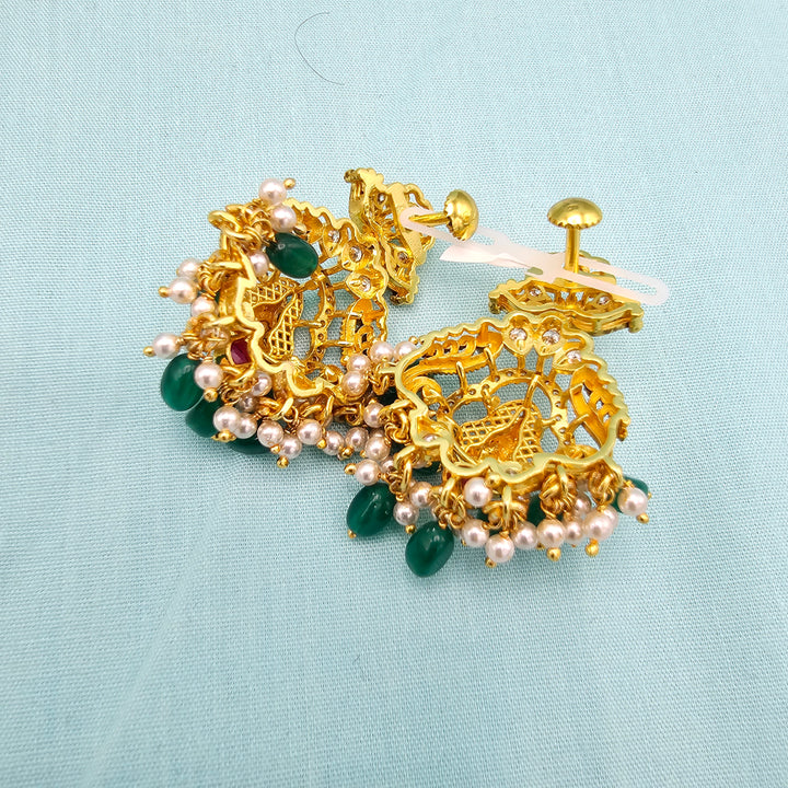 Peacock Bridal Necklace Set